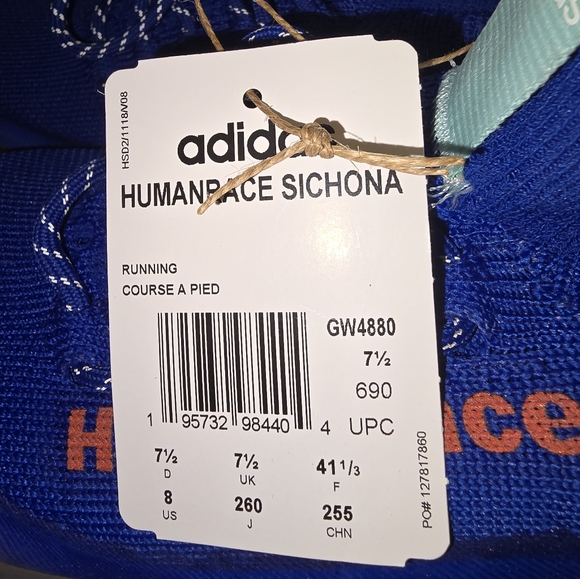 NIB! Adidas Humanrace Sichona Blue Size 8 - Picture 11 of 15